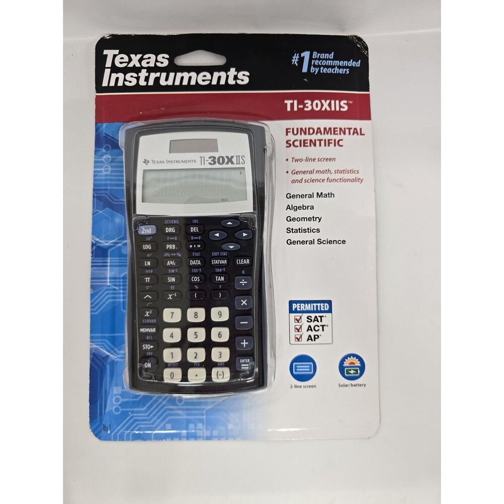Texas Instruments TI-30X IIS Two-Line Scientific Calculator Blue New Open Box